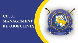 CF301 – Management by Objectives