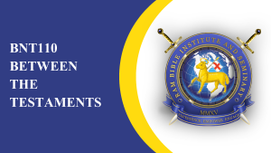 BNT110 - Between the Testaments